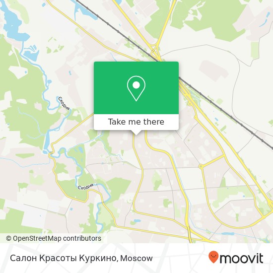 Салон Красоты Куркино map