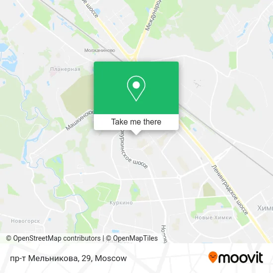 пр-т Мельникова, 29 map