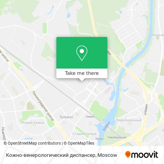 Кожно-венерологический диспансер map