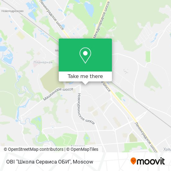 OBI "Школа Сервиса ОБИ" map