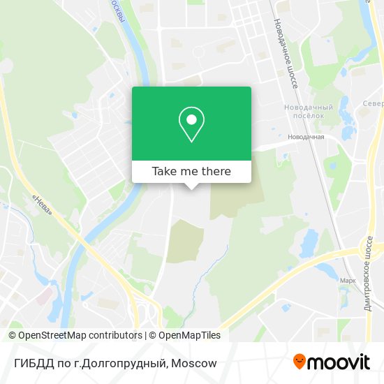 ГИБДД по г.Долгопрудный map