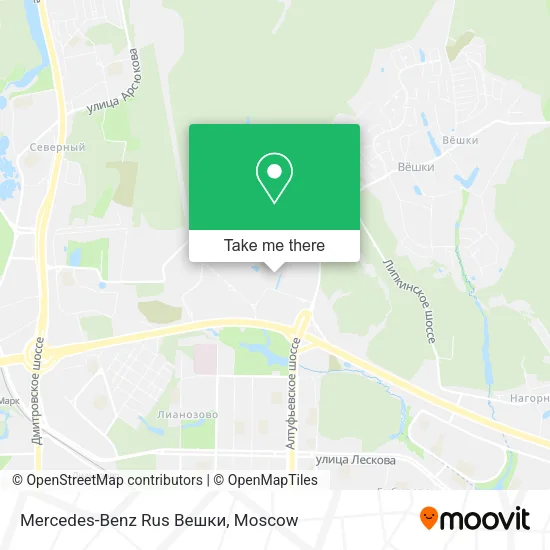 Mercedes-Benz Rus Вешки map