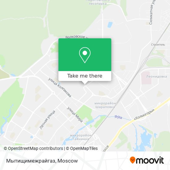 Мытищимежрайгаз map