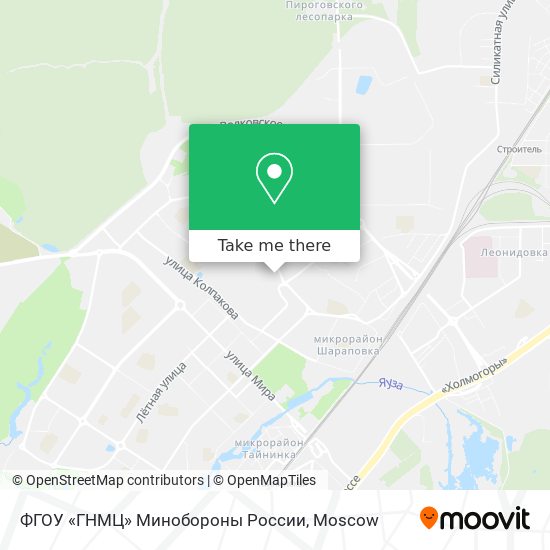 ФГОУ «ГНМЦ» Минобороны России map