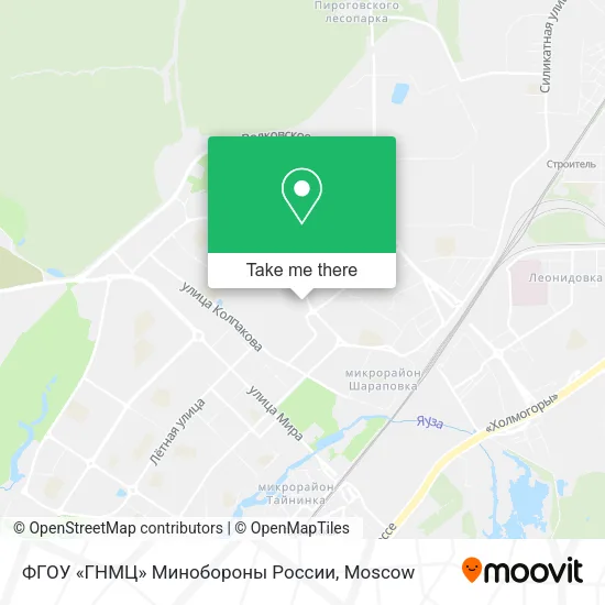 ФГОУ «ГНМЦ» Минобороны России map