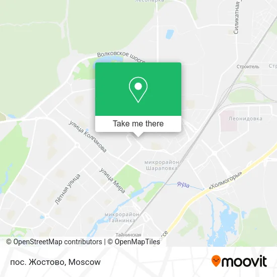 пос. Жостово map