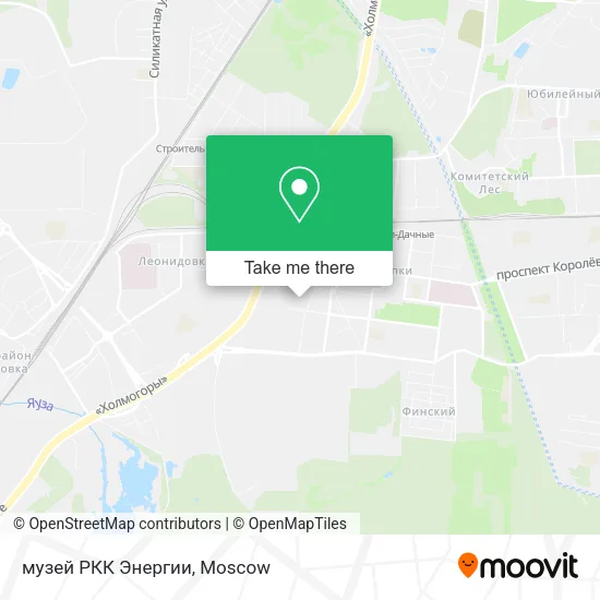 музей РКК Энергии map