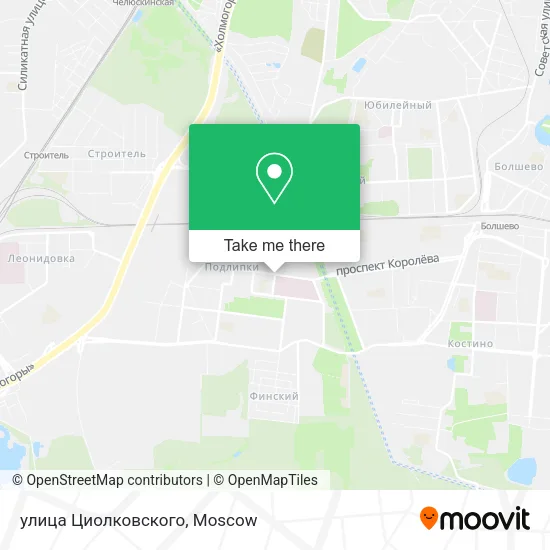 улица Циолковского map