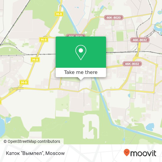 Каток  "Вымпел" map