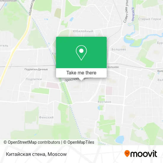 Китайская стена map