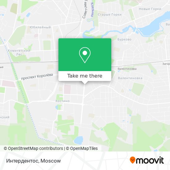 Интердентос map