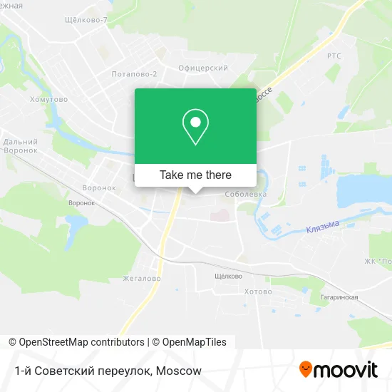 1-й Советский переулок map