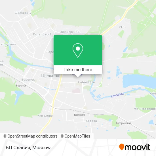 БЦ Славия map