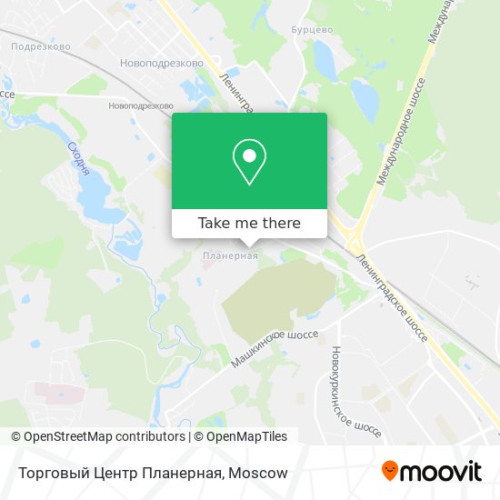 Торговый Центр Планерная map