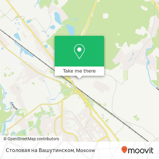 Столовая на Вашутинском map