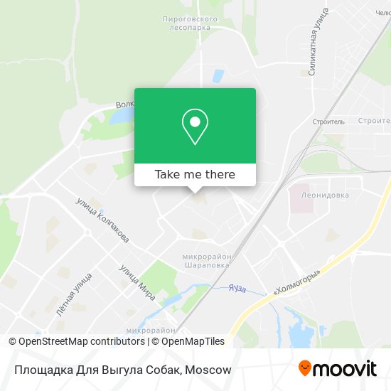 Площадка Для Выгула Собак map