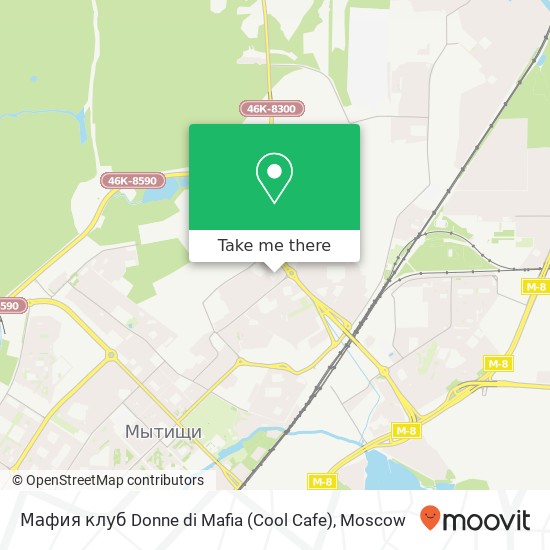 Мафия клуб Donne di Mafia (Cool Cafe) map