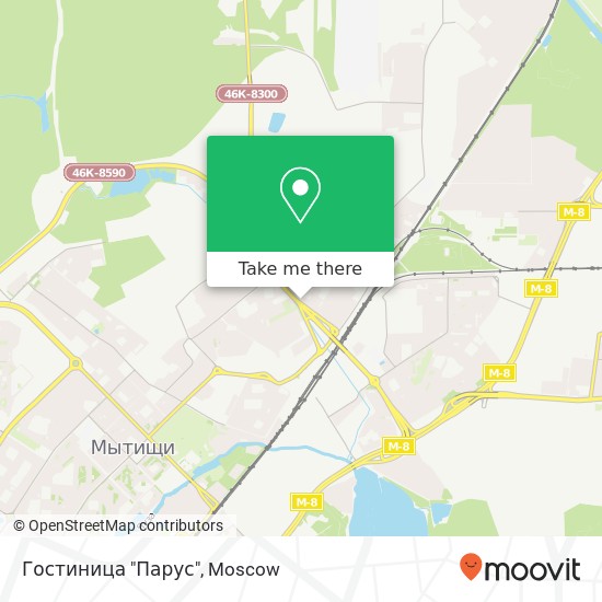 Гостиница "Парус" map