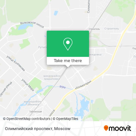 Олимпийский проспект map