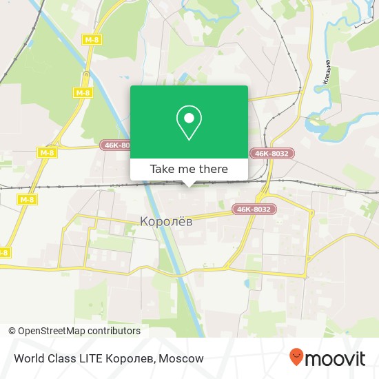 World Class LITE Королев map