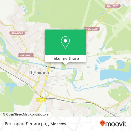 Ресторан Ленинград map