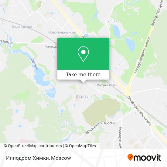 Ипподром Химки map