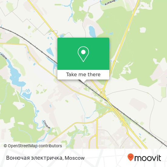 Вонючая электричка map