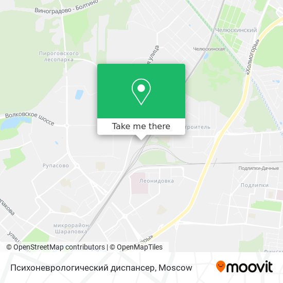Психоневрологический диспансер map