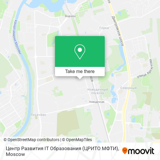 Центр Развития IT Образования (ЦРИТО МФТИ) map