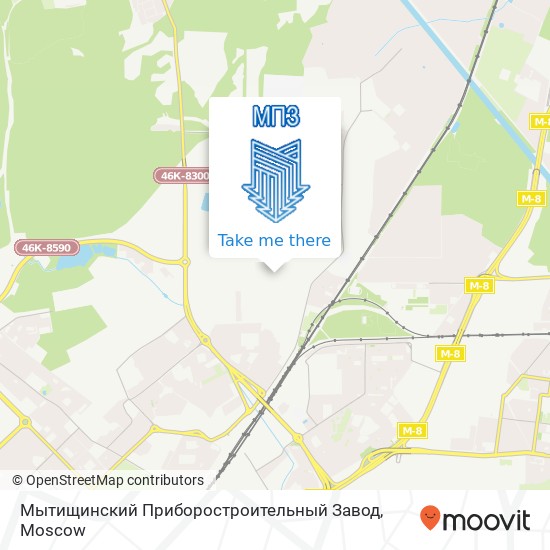 Мытищинский Приборостроительный Завод map