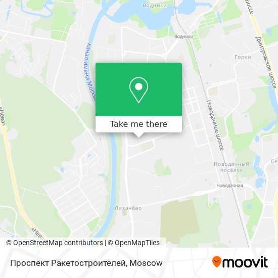 Проспект Ракетостроителей map