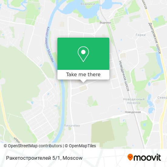 Ракетостроителей 5/1 map