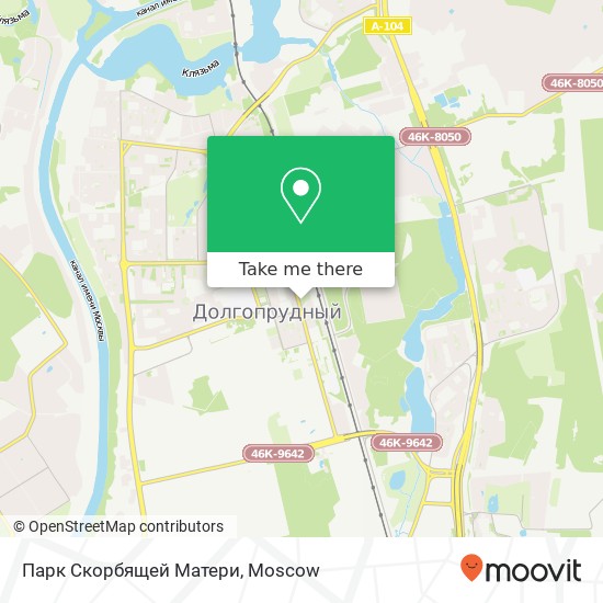 Парк Скорбящей Матери map