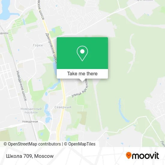 Школа 709 map