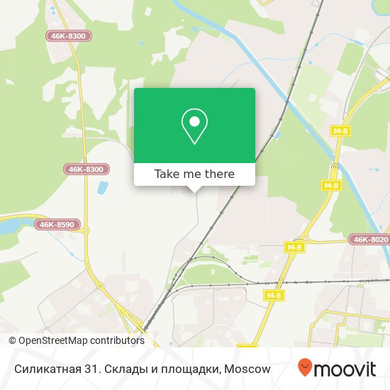 Силикатная 31. Склады и площадки map