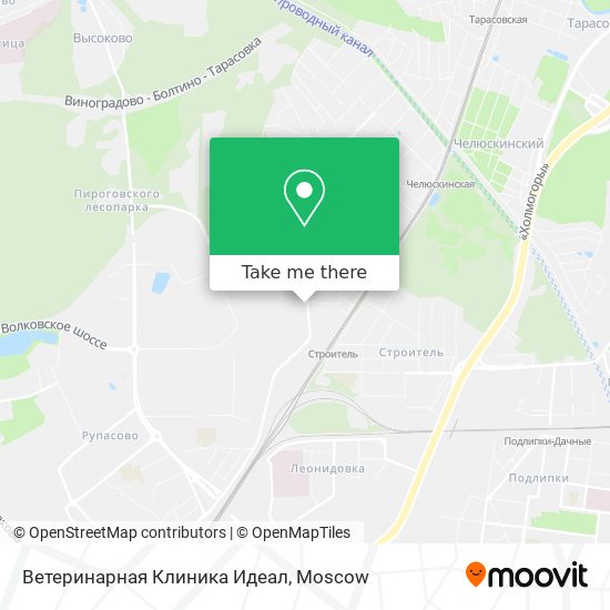 Ветеринарная Клиника Идеал map