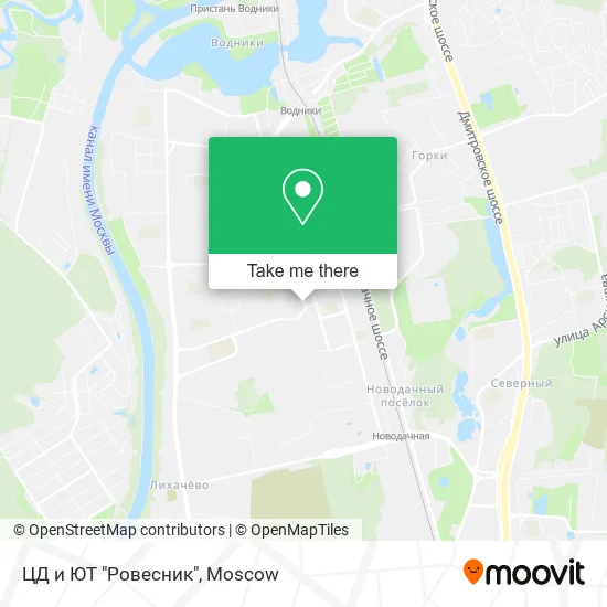 ЦД и ЮТ "Ровесник" map