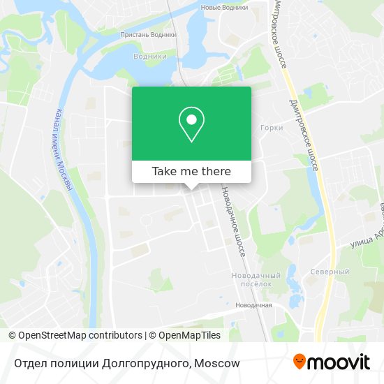 Отдел полиции Долгопрудного map