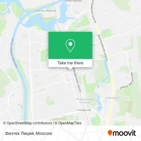 Физтех Лицей map