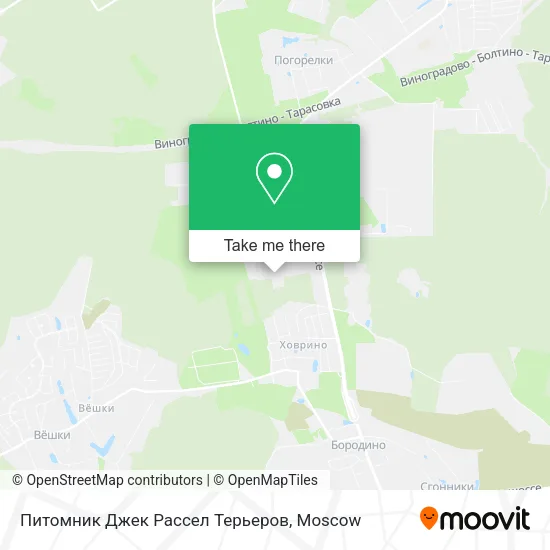 Питомник Джек Рассел Терьеров map