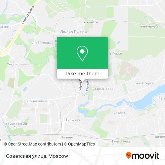 Советская улица map