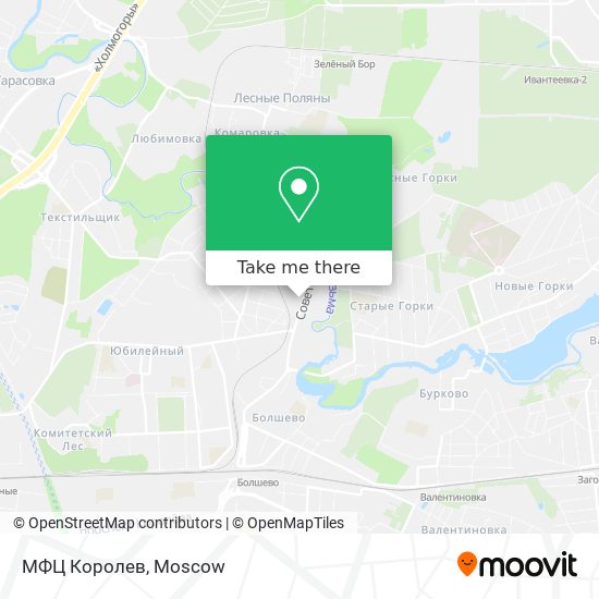 МФЦ Королев map