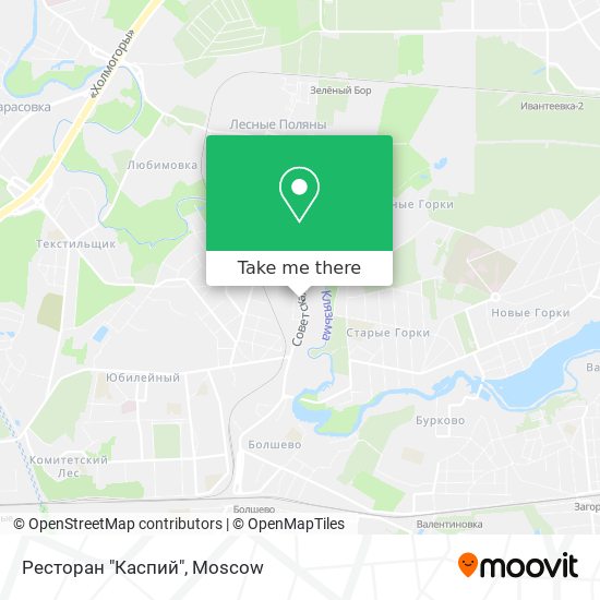 Ресторан "Каспий" map