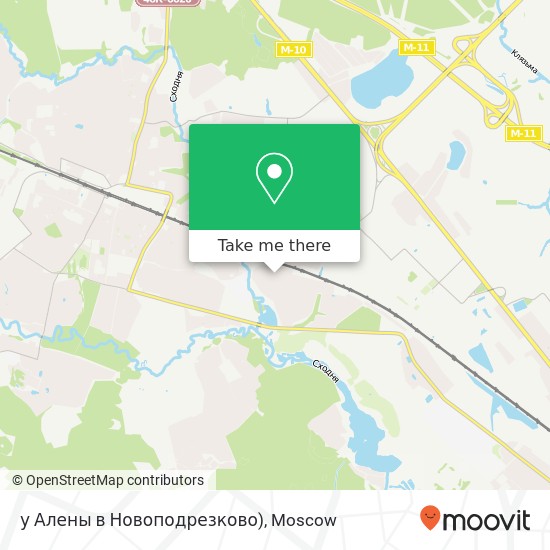 у Алены в Новоподрезково) map