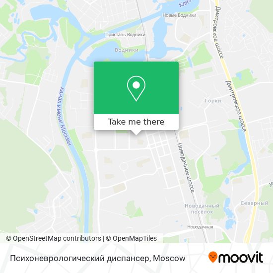 Психоневрологический диспансер map