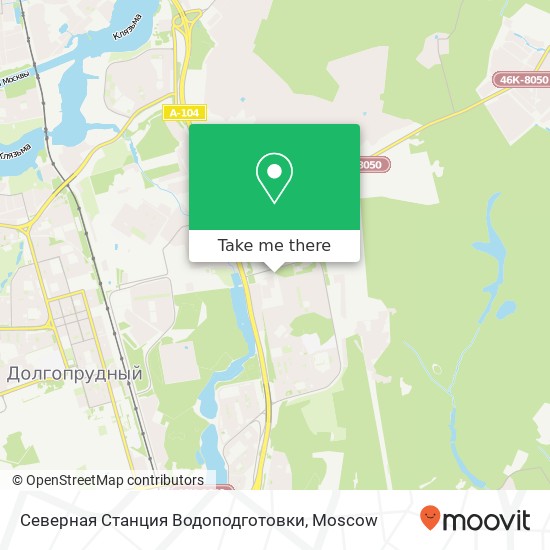 Северная Станция Водоподготовки map