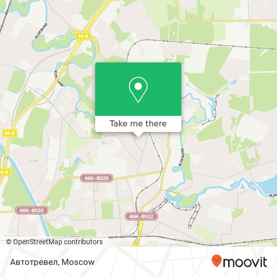 Автотревел map