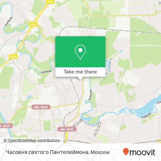 Часовня святого Пантелеймона map