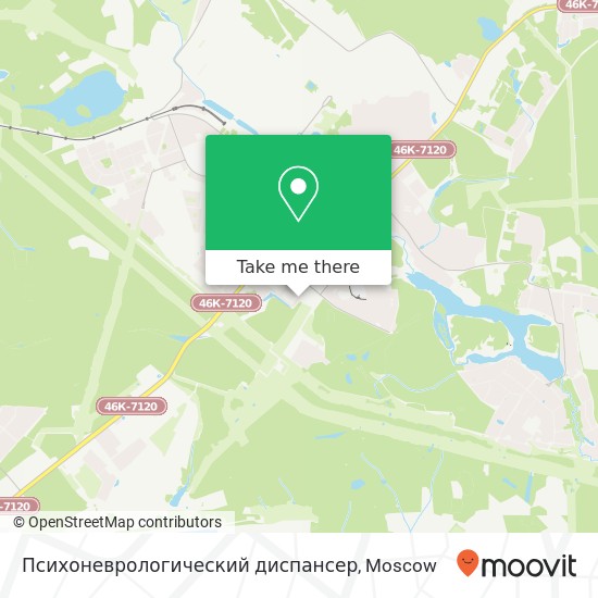 Психоневрологический диспансер map