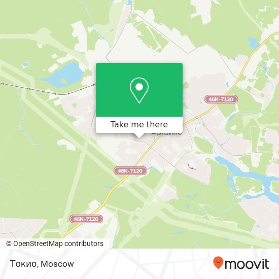 Токио map